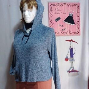 MOSSIMO SUPPLY CO WOMENS HOODIE SIZE LARGE IN GRAY